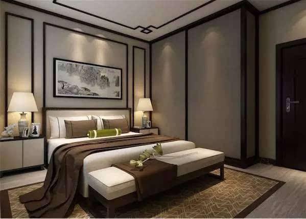 師傅在吊頂上加一圈線條，效果居然這么美