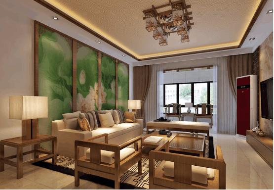 師傅在吊頂上加一圈線條，效果居然這么美